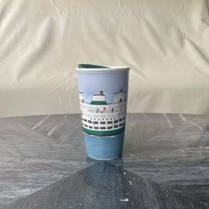 Starbucks Seattle Ferry Ceramic Travel Mug 2016